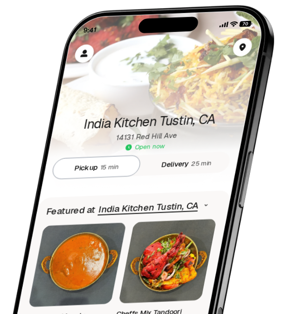 India Kitchen Tustin, CA app preview
