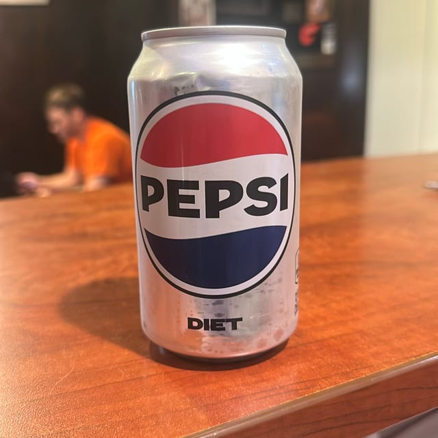 Diet Pepsi.